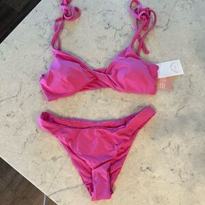 Dippin' Daisy's Hot Pink Bikini Set